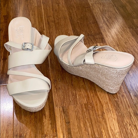 Franco Sarto Wedge Sandals - 10 - Picture 2 of 5